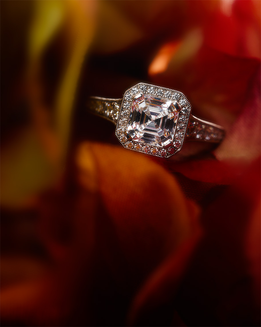 jewelry photographer Kliton Ceku - diamond on fire