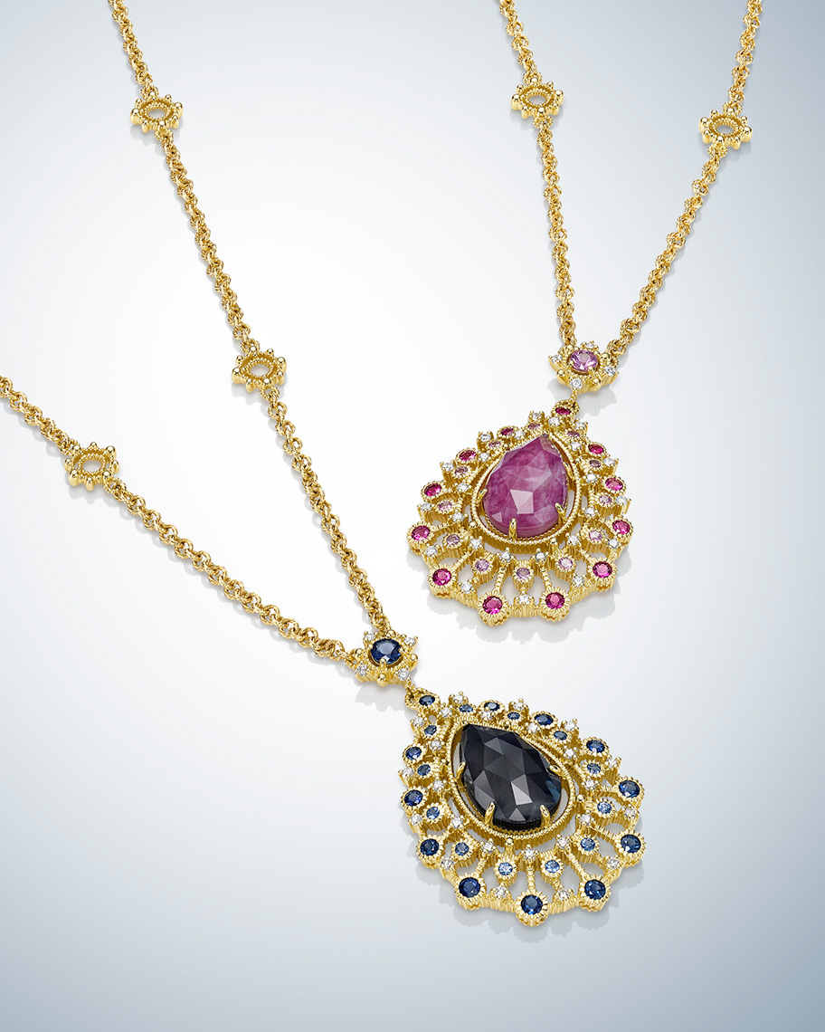Photography of Judith Ripka Necklaces by Jewelry Photographer Kliton Ceku