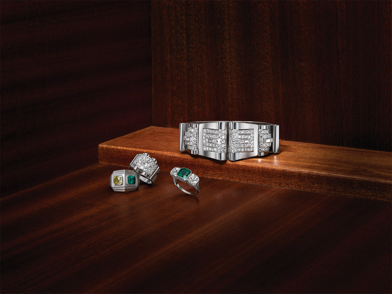 Still-Life Photography NYC - Diamond & Emerald Ring-still-life phtography