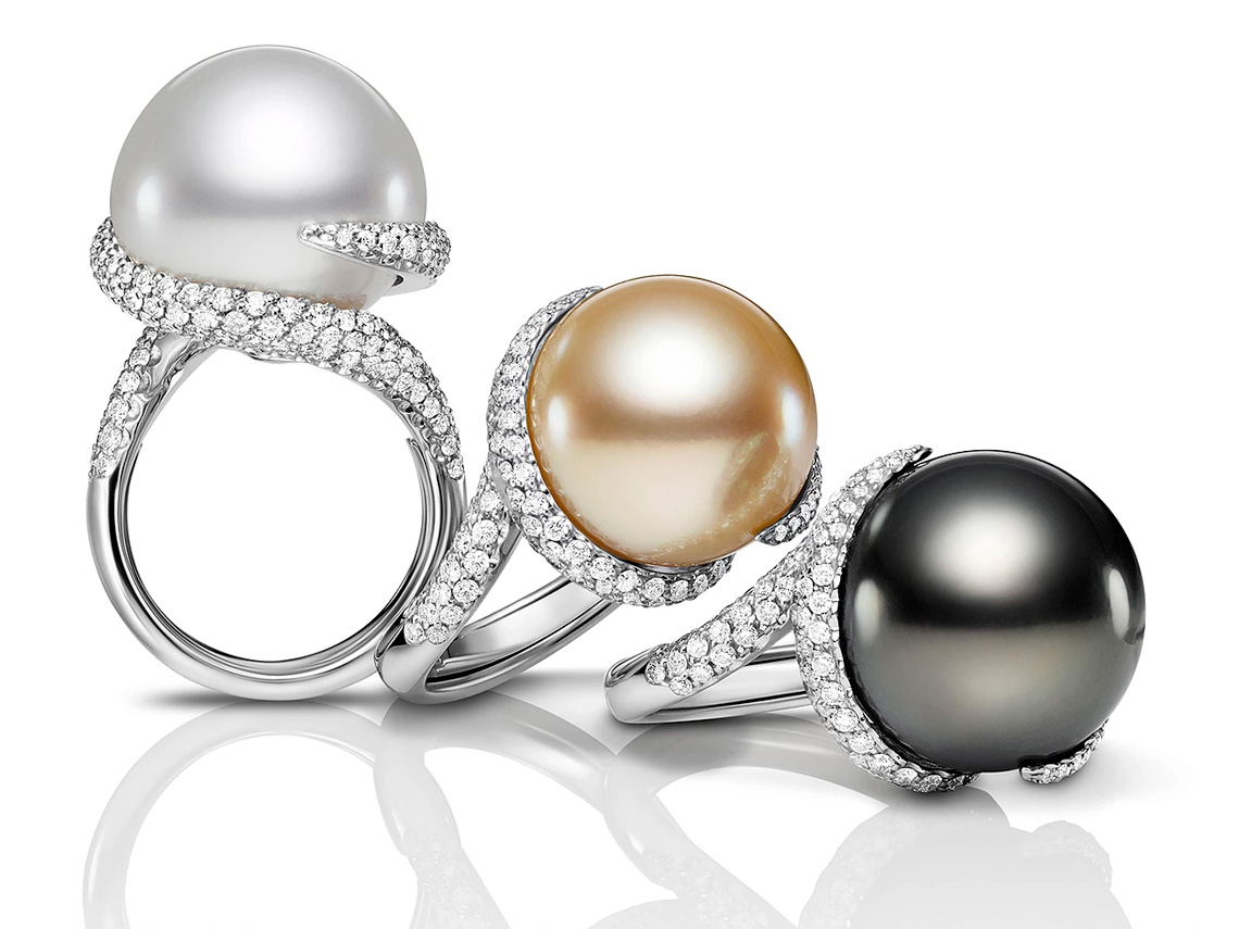 Jewelry Photography of Mastoloni Pearls