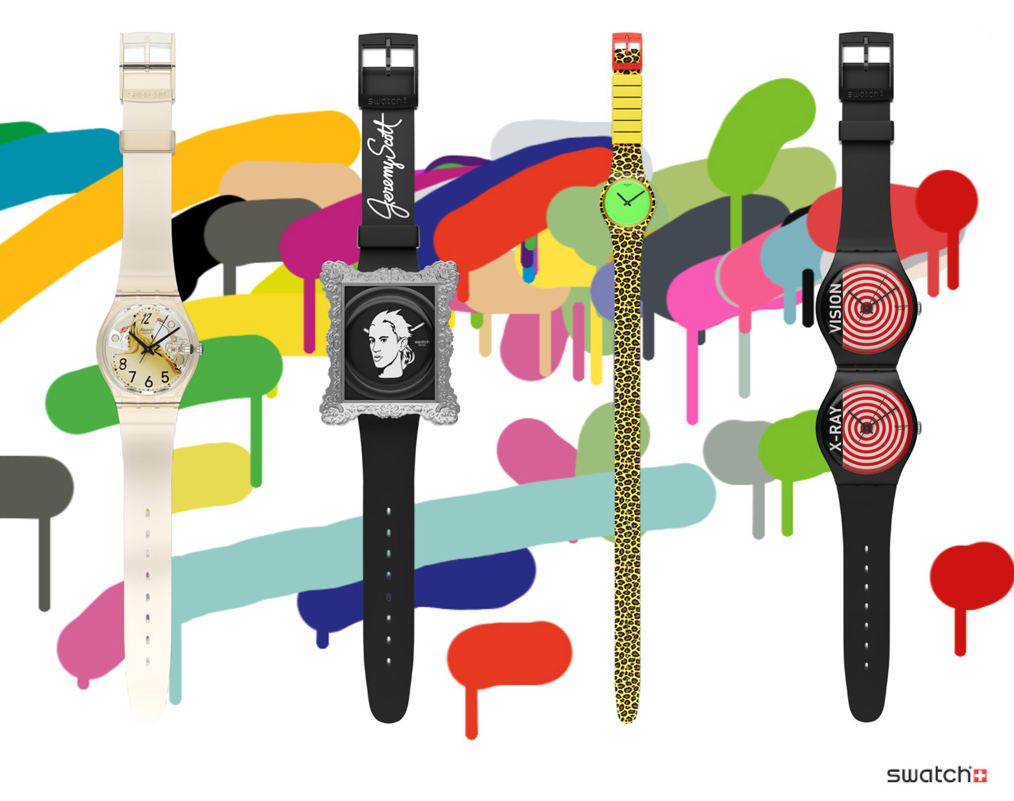 Watch photography - Swatch watches art Jeremy Scott design  iPad app