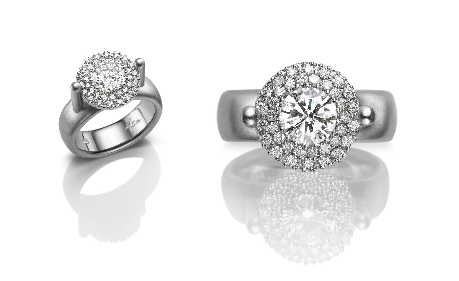 NYC jewelry product photography on white - Whitney Boin Diamonds Ring  by Jewelry Photographer Kliton Ceku